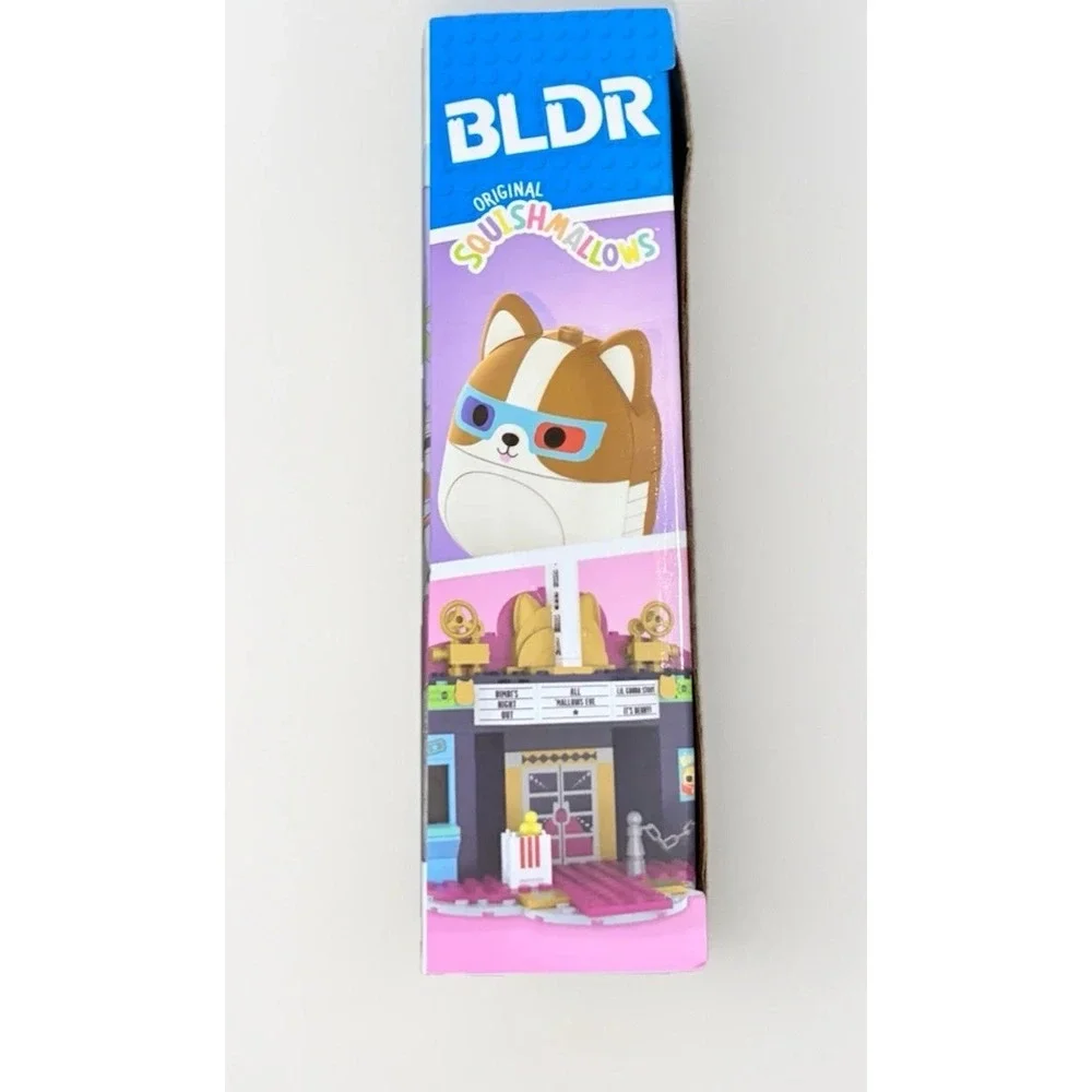BLDR Squishmallows Movie Theater Set Reginald 128pcs Building Block Toy NEW